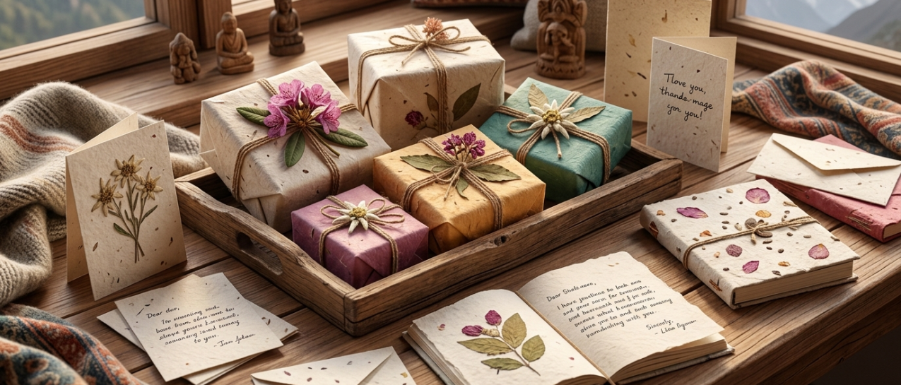 Eco-Friendly Gifting: How Lokta Paper Transforms Wrapping and Stationery